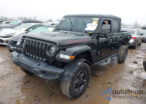 2020 Jeep Gladiator Rubicon 4X4 z USA, uszkodzony, nr VIN 1C6JJTBG2LL191489